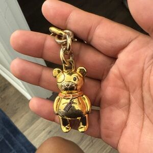 Coach Gold Bear Key Holder